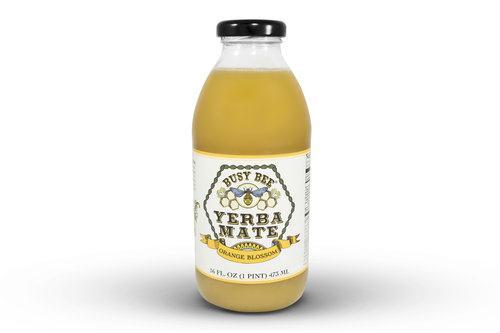 Busy Bee Yerba Mate: Beverage Orange Blossom, 16 Oz