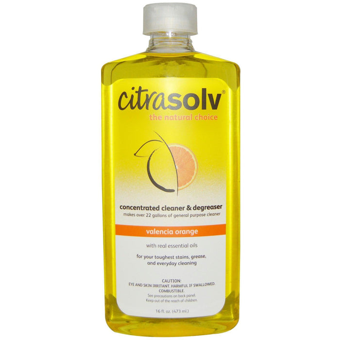 Citrasolv: Concentrate Cleaner & Degreaser Valencia Orange, 16 Oz