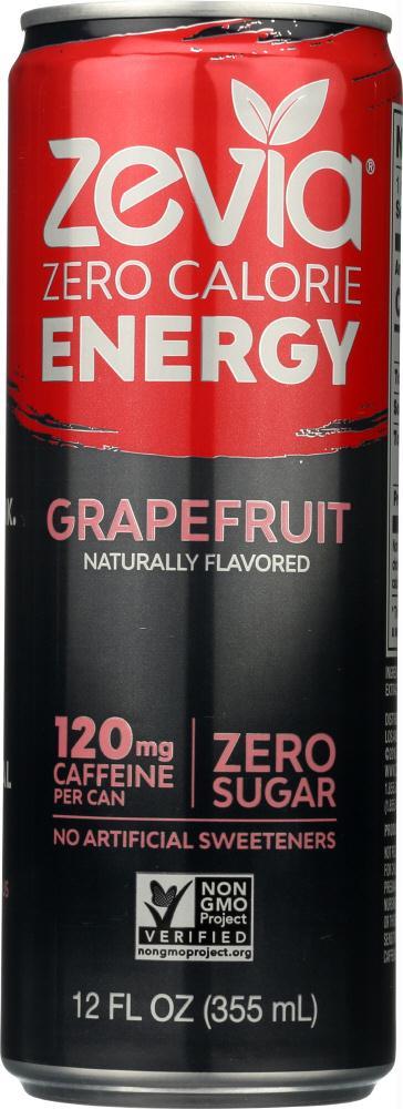 Zevia: Energy Grpfrt Zro Cal (12.000 Oz)