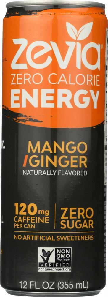 Zevia: Energy Mngo Gngr Zro Cal (12.000 Oz)