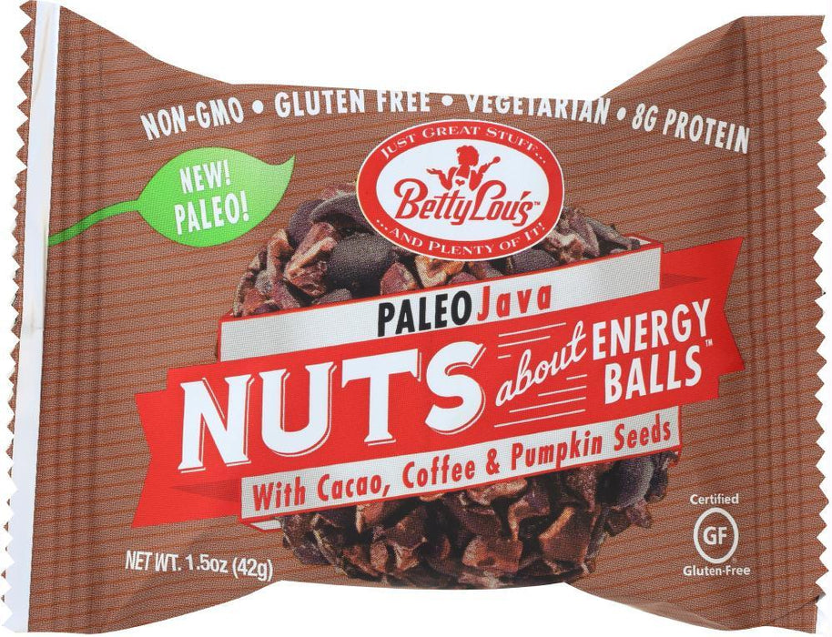 Betty Lous: Paleo Java Energy Balls , 1.5 Oz