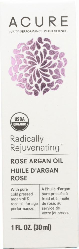 Acure: Radically Rejuvenating Rose Argan Oil, 1 Fl Oz