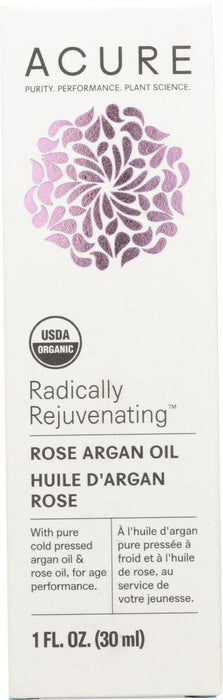 Acure: Radically Rejuvenating Rose Argan Oil, 1 Fl Oz