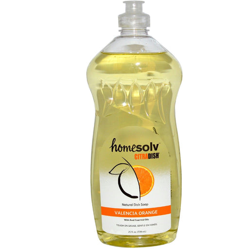 Homesolv: Natural Liquid Dish Soap Valencia Orange, 25 Oz