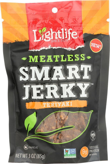 Lightlife: Meatless Smart Jerky Teriyaki Vegan, 3 Oz