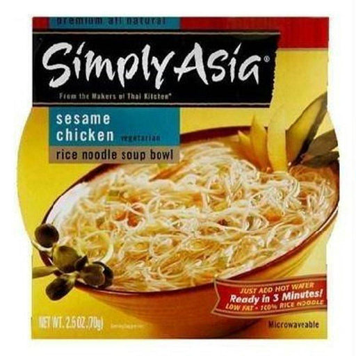 Simply Asia: Sesame Chicken Rice Noodle Soup Bowl, 2.5 Oz