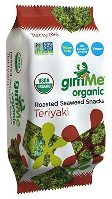 Gimme: Organic Roasted Seaweed Snacks Teriyaki, 0.35 Oz