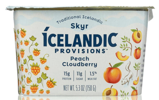 Icelandic Provisions: Yogurt Peach Cloudberry Skyr, 5.3 Oz