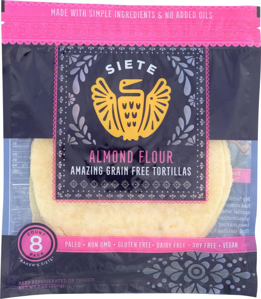 Siete: Tortilla Almnd Flour 8pc (7.000 Oz)