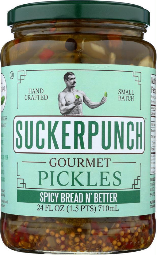 Suckerpunch: Pickles Bread Bettr Spicy (24.000 Oz)