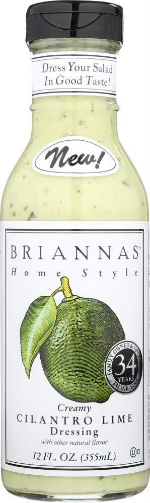 Briannas: Creamy Cilantro Lime Dressing, 12 Oz