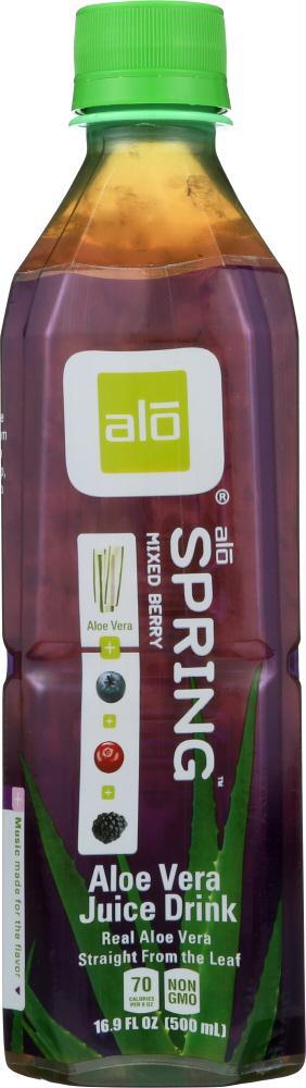 Alo: Beverage Aloe Spring Mixed Berry, 16.9 Oz