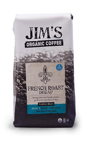 Jims Organic Coffee: Coffee Decaf French  Roast Organic, 11 Oz