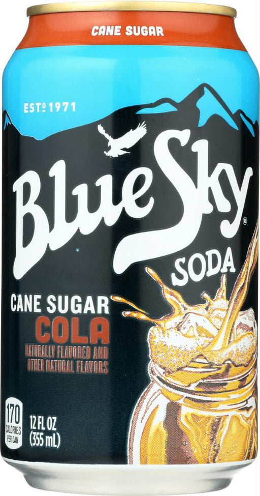 Blue Sky: Cane Sugar Soda Cola (72.000 Oz)