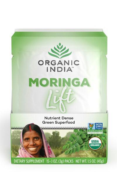 Organic India: Moringa Lift Powder, 15 Pcs