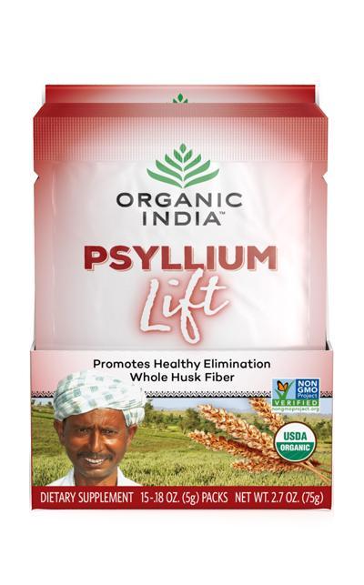 Organic India: Psyllium Lift Powder, 15 Pcs