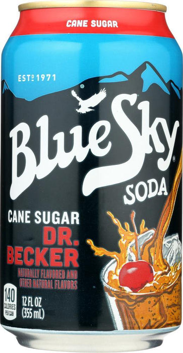 Blue Sky: Cane Sugar Soda Dr Becker (72.000 Oz)