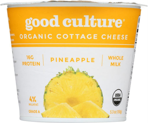 Good Culture: Cottage Cheese Pineapple Organic (5.300 Oz)