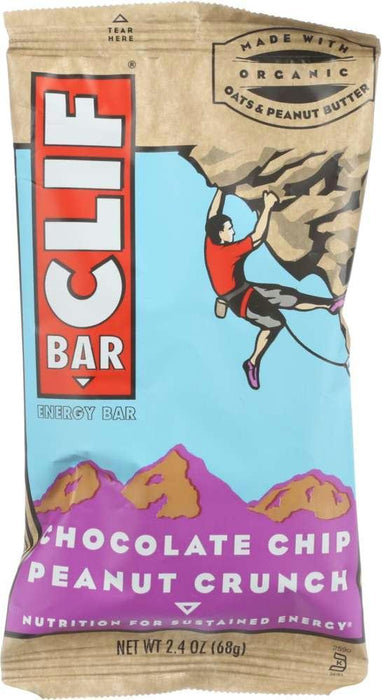 Clif Bar: Chocolate Chip Peanut Crunch Energy Bar, 2.4 Oz