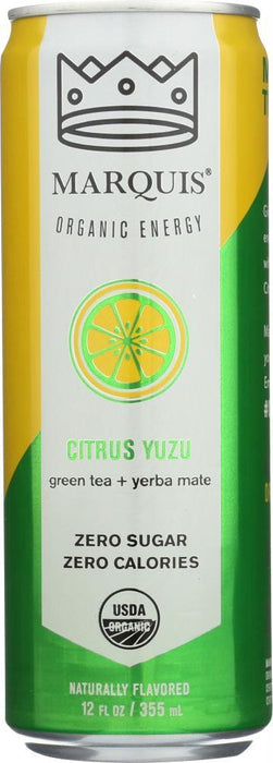 Marquis: Energy Drink Citrus Yuzu 12 Oz