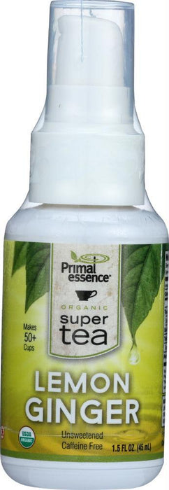 Primal Essence: Super Tea Lemon Ginger Organic, 1.5 Oz