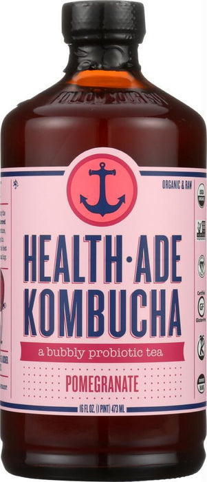 Health Ade: Kombucha Pomegranate, 16 Oz