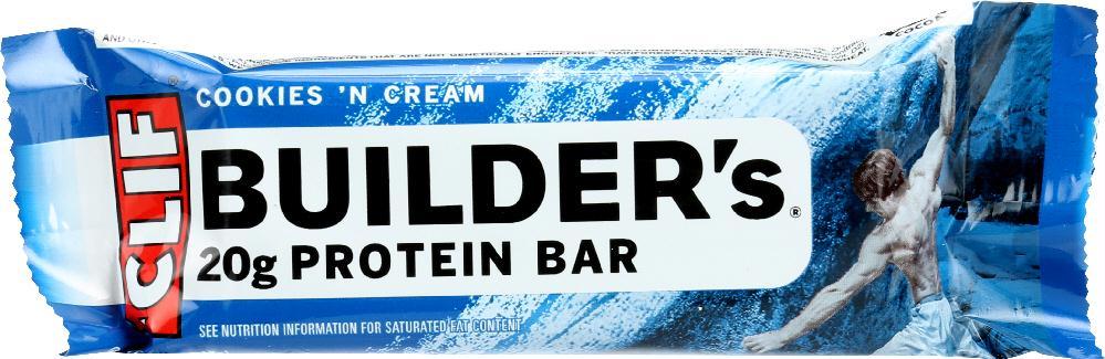 Clif: Builder Protein Bar Cookies 'n Cream, 2.4 Oz