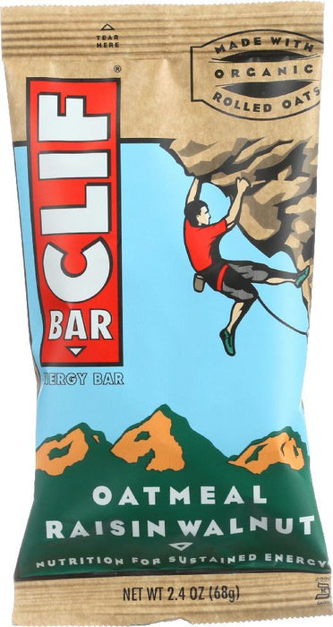 Clif Bar: Energy Bar Organic Oatmeal Raisin Walnut, 2.4 Oz