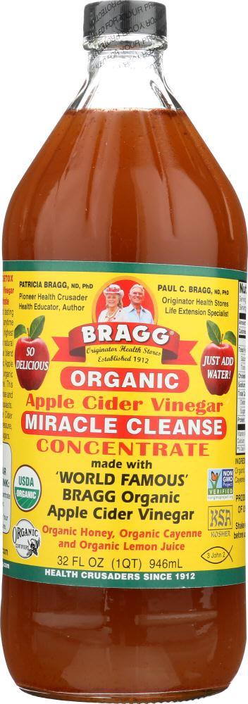 Bragg: Organic Apple Cider Vinegar Miracle Cleanse Concentrate, 32 Oz