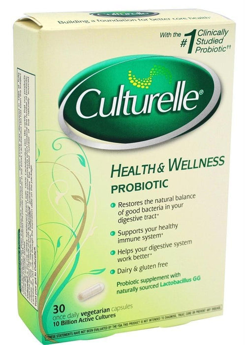 Culturelle Probiotic: Probiotic Health & Wellness, 30 Vegetarian Capsules