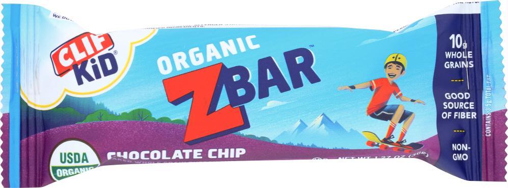 Clif Kid: Zbar Chocolate Chip, 1.27 Oz