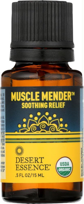 Desert Essence: Oil Essential Muscle Mender Organic, .5 Fl Oz