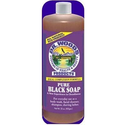 Dr. Woods: Pure Black Soap, 32 Oz