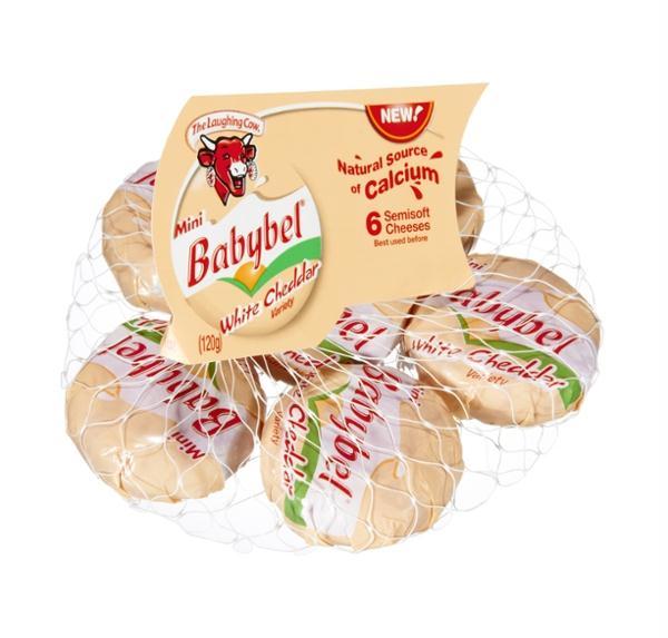 The Laughing Cow: Mini Babybel White Cheddar Cheese, 4.2 Oz