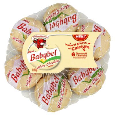 The Laughing Cow: Mini Babybel White Cheddar Cheese, 4.2 Oz