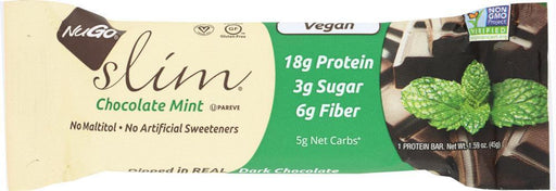 Nugo: Slim Chocolate Mint Bar, 1.59 Oz