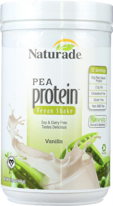 Naturade: Pea Protein Vegan Shake Vanilla, 15.66 Oz