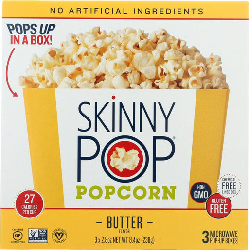 Skinny Pop: Popcorn Bowl Bttr Micro 3 (8.400 Oz)