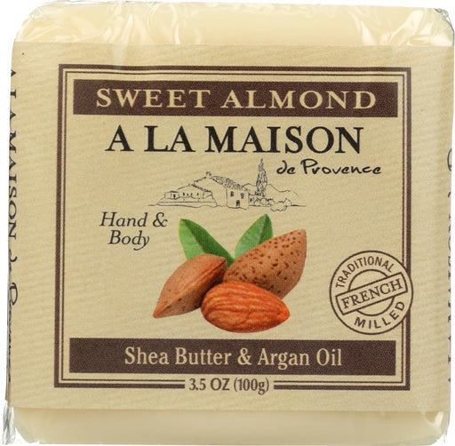 A La Maison De Provence: Sweet Almond Mini Soap Bar, 3.5 Oz