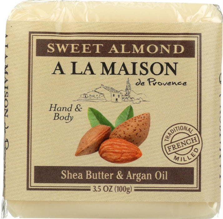 A La Maison De Provence: Sweet Almond Mini Soap Bar, 3.5 Oz