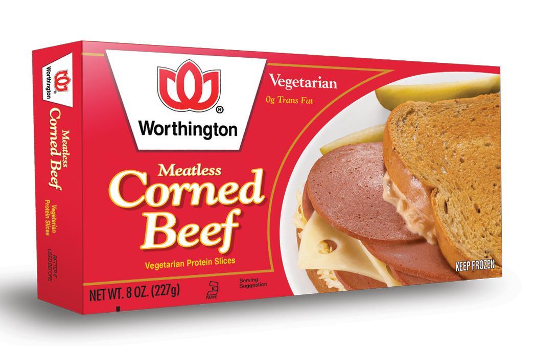 Worthington: Meatless Corned Beef Slices, 8 Oz