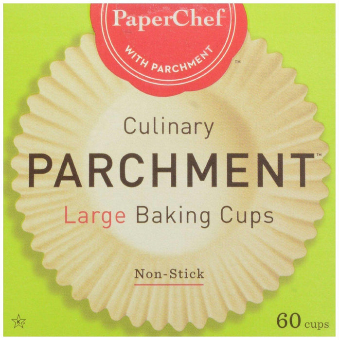 Paper Chef: Large Culinary Parchment Baking Cups, 60 Count