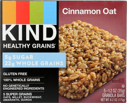 Kind: Cinnamon Oat Healthy Grains Bar, 6.2 Oz