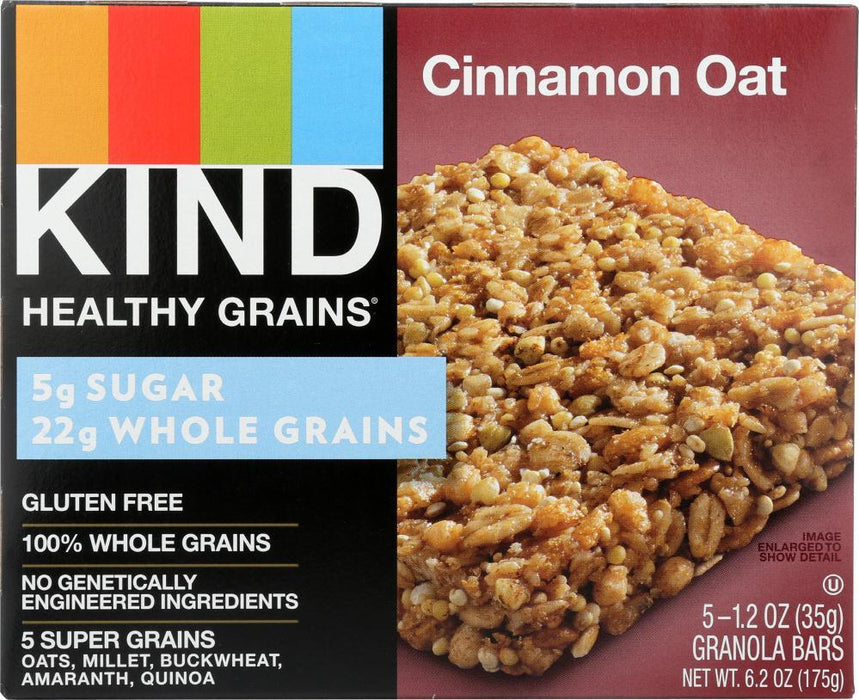 Kind: Cinnamon Oat Healthy Grains Bar, 6.2 Oz