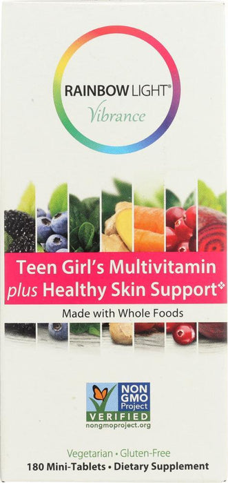 Rainbow Light: Multivitamin Girl Skin Support, 180 Tb