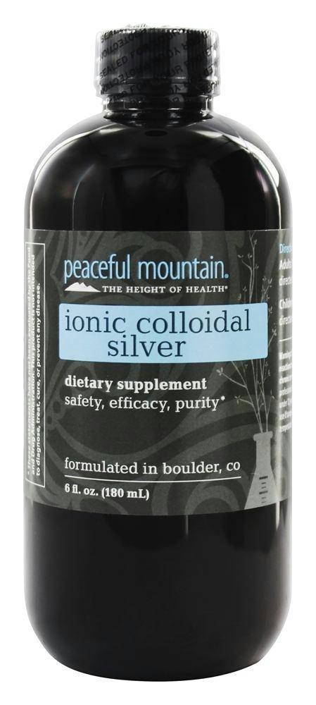 Peaceful Mountain: Ionic Colloidal Silver, 6 Oz