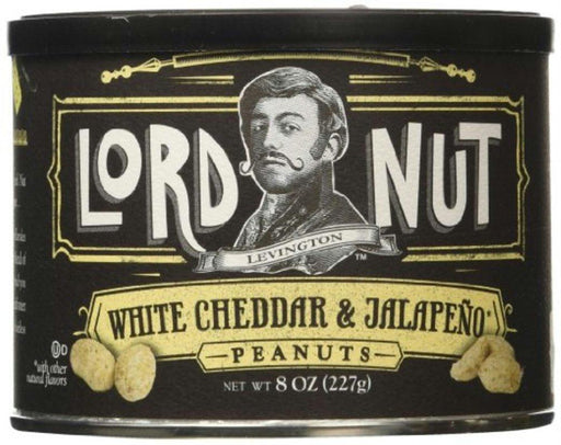 Lord Nut Levington: El Cheddarales Peanuts Cheddar Cheese & Jalapeno, 8 Oz