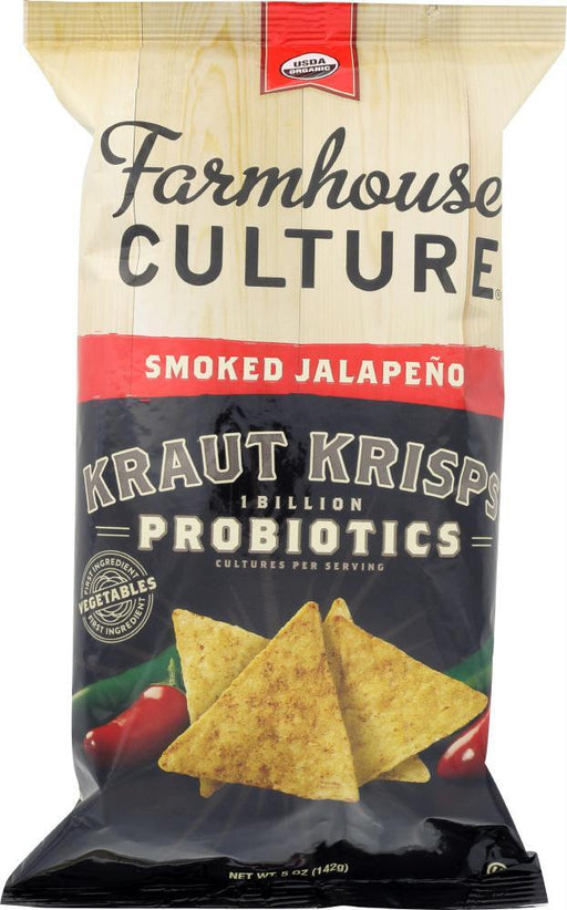 Farmhouse Culture: Krisp Smoked Jalapeno Kraut Organic, 5 Oz