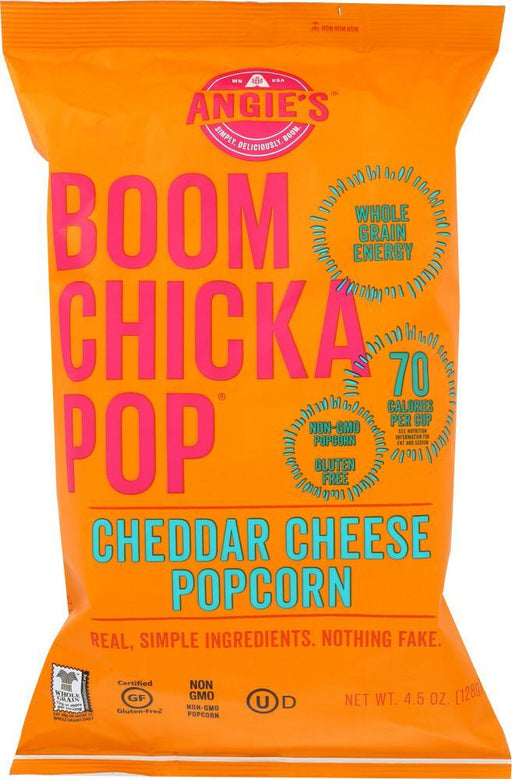 Angies: Boomchickapop Cheddar Cheese Popcorn, 4.5 Oz