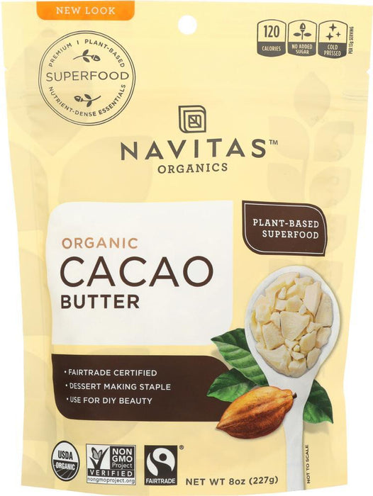 Navitas: Butter Cacao, 8 Oz